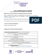 Formato de Presentación Convocatoria 05#