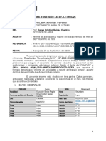 Informe Mensual - Septiembre. Denys Cristian Quispe Cuentas. Ingles