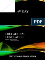 Educational Legislation-4th Day