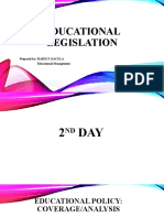 EDUCATIONAL LEGISLATION-2nd Day