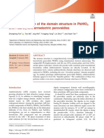 Tem Investigation of The Domain Structure in Pbhfo and Pbzro Antiferroelectric Perovskites