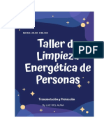 Taller de Limpieza Energética de Personas - Luz Del Alma