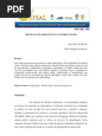 Praticas Colaborativas Na Tutoria Online