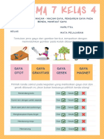 Ipa Tema 7 Kelas 4: Gaya Otot Gaya Gravitasi Gaya Gesek Gaya Magnet