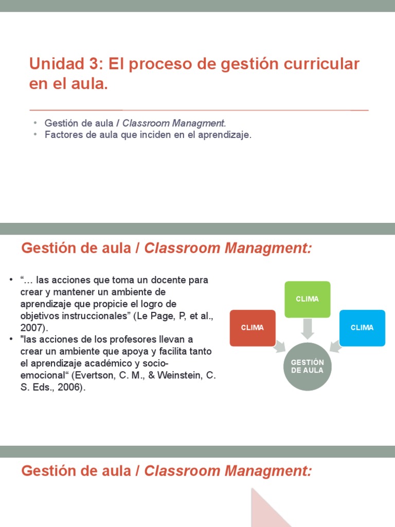 Gestión Eficaz del Aula en Educación | PDF | Salón de clases | Maestros