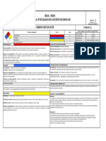 Hoja Msds Sistema Integrado de Gestión de Riesgos: 008 Formula