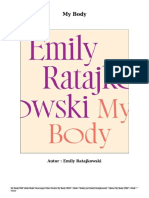 My Body: Autor: Emily Ratajkowski