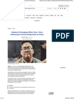 Sebelum Ditangkap Bikin Onar, Yudo Andreawan Pernah Dilaporkan Ke Polisi
