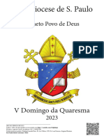 Folheto Povo de Deus: Arquidiocese de S. Paulo