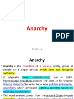 Topic 13 A Coming Anarchy