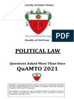 Political Law: Questions Asked More Than Once