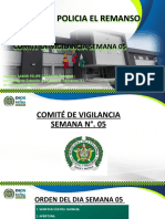 Informe Comité de Vigilancia Estación de Policía El Remanso Semana 05