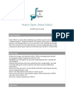 Activity Template Project Charter