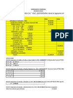 La Empresa "LINEA BLANCA S.A." RUC: 20255935454, Tiene La Siguiente Información