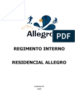 Regimento Interno Residencial Allegro: Ceilândia-DF 2023