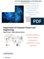 Efficient Retrieval Over Documents Encrypted by Attributes in Cloud Computing