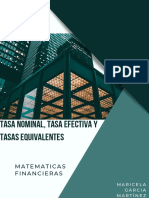 Tasa Nominal, Tasa Efectiva y Tasas Equivalentes