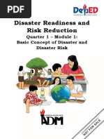 Disaster Readiness and Risk Reduction