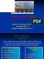 From Saqeefa To Karbala: History of Karbala in Brief