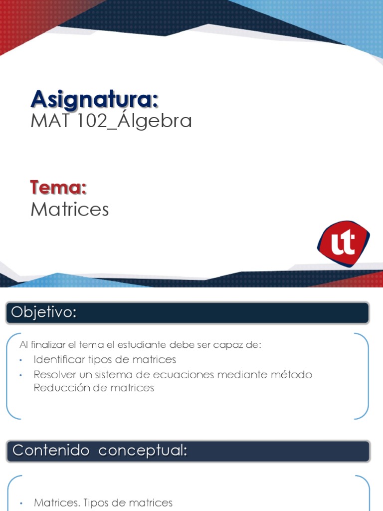 Reducción de Matrices en Álgebra | PDF | Matriz (Matemáticas) | Sistema ...