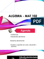 Algebra - Teorema del Binomio