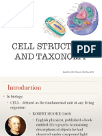 Cell Structure and Taxonomy