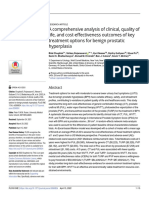 A Comprehensive Analysis of Clinical, Quality of Life, and Cost-Effectiveness Outcomes of Key Treatment Options For Benign Prostatic Hyperplasia