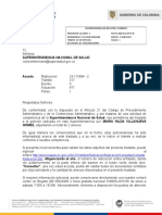 Superintendencia Nacional de Salud: Radicacion - PHP