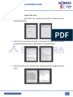Post Processing Metode Statik: Aktifasi Offline Software Magnet Office Tools