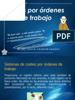 Costos Por Odenes de Trabajo