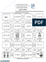 Laberinto cuadrático: Esquiva monstruos y resuelve ecuaciones