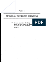 Heidegger Building Dwelling Thinking