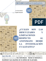 Investigación cualitativa: anonimato, ética vacía vs ética situada y sus desafíos