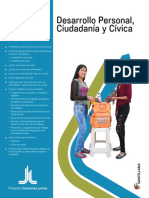 Desarrollo Personal, Ciudadanía y Cívica: Secundaria