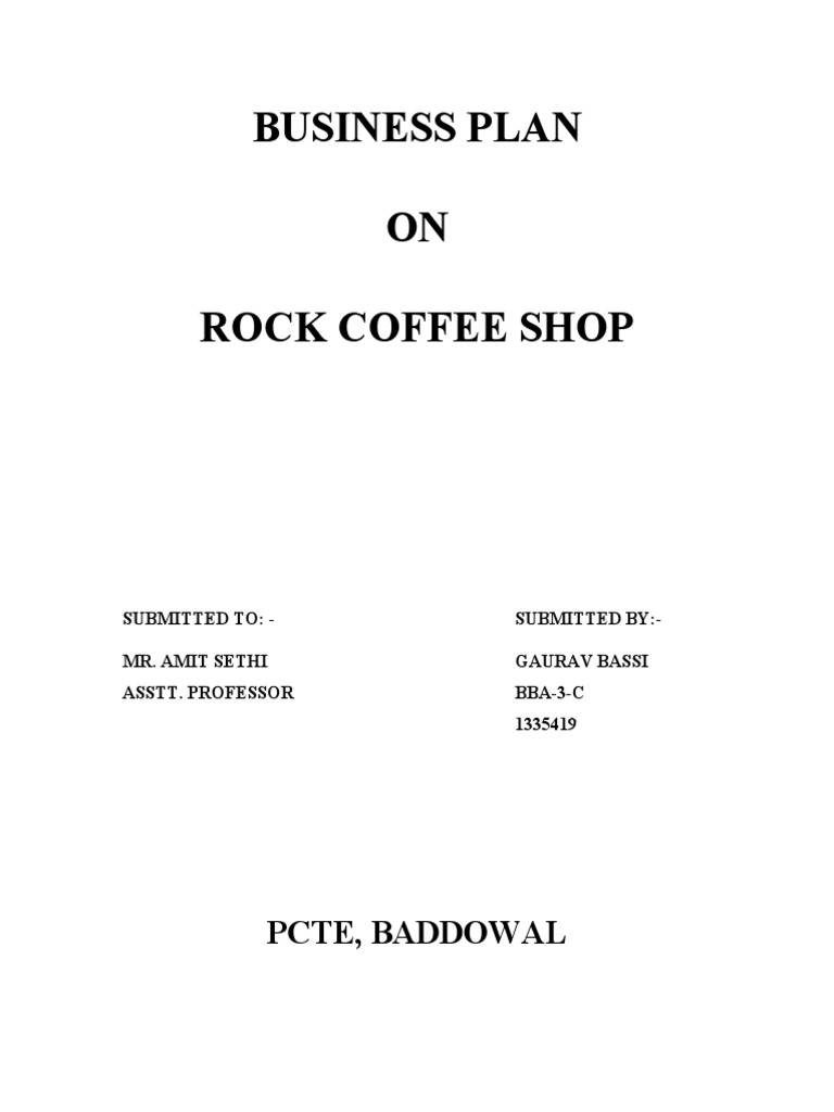 Coffee Shop Business Plan In The Philippines