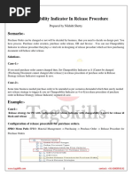 Changeability Indicator in Release Procedure