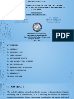 "Experimental Investigation On The Use of Coconut Shell As Partial Replacement of Coarse Aggregate in Concrete'' Nikhil M. Dofe