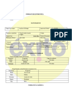 Formato de Entrevista: Fecha: Datos Basicos