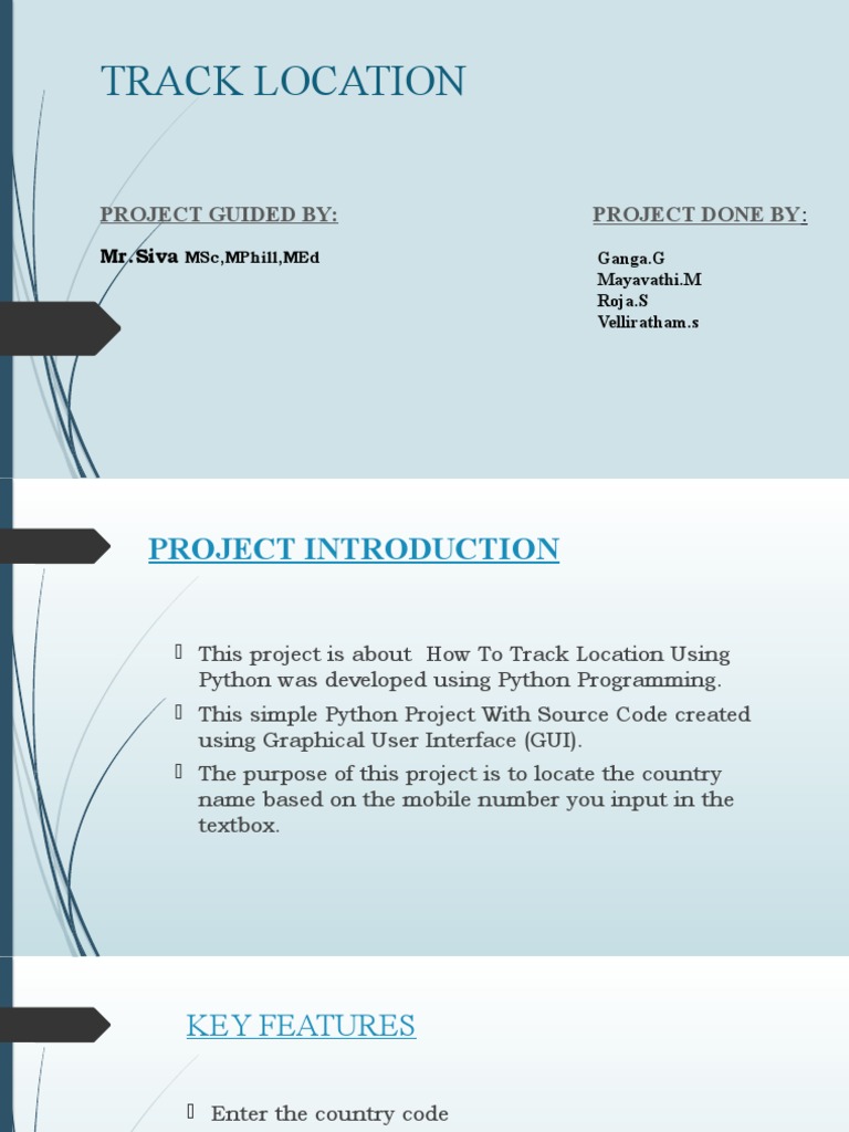 Track Location by Country Code Using Python | PDF | Technology ...