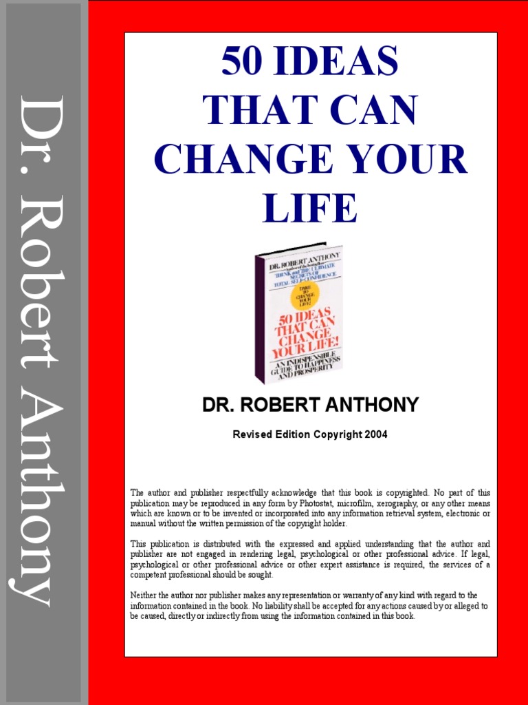 50 Ideas That Can Change Your Life | PDF | Thought | Perception