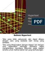 Hyptertext and Hypermedia