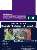 Iosh Respiratory Protection Webinar Presentation 2018