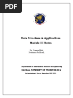 DSA - Module - III Notes