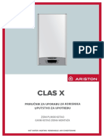 Plinski Kombinirani Bojler 24 KW Ariston Clas Clas X CF Eu Upute