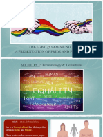 The LGBTQ+ Community - A Presentation of Pride and Progress