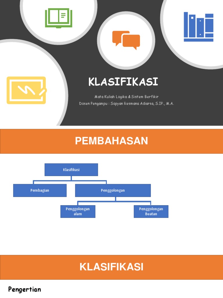Pembagian dalam Klasifikasi Logika | PDF