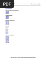 Grade 7 Standards: Ratios and Proportional Relationships