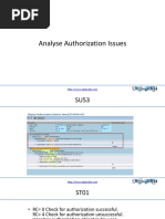 Using SU53 for SAP Authorization Issues | PDF | Business | Technology ...