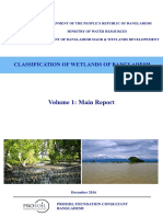 Vol Ume 1: Mai N: Classification OF Wetlands OF Bangladesh