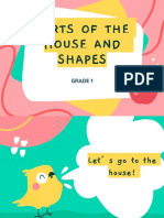 Parts of The House and Shapes: Grade 1
